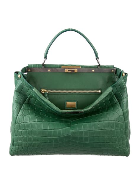 fendi peekaboo dove|fendi peekaboo crocodile.